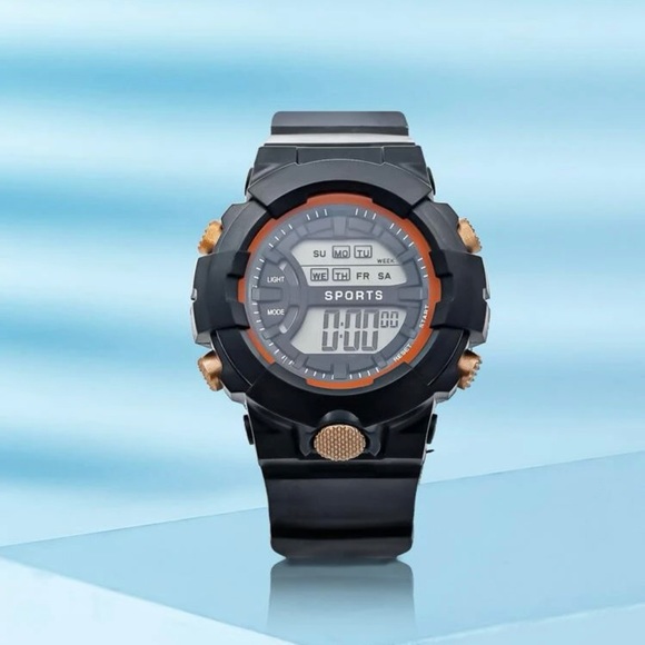 Unisex Round Water Resistant Digital Watch (Battery Not Included ) - Picture 5 of 6